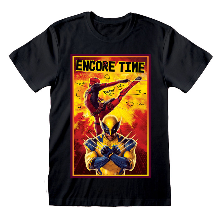 Deadpool 'Encore Time' (Black) T-Shirt
