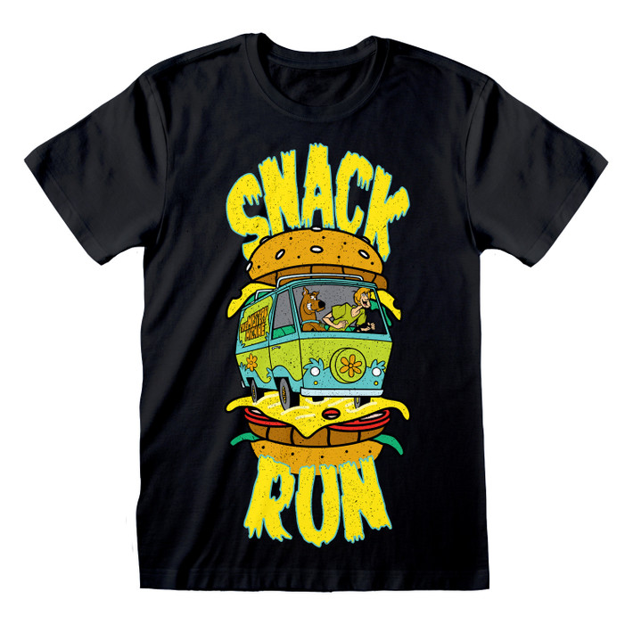 Scooby Doo 'Snack Run' (Black) T-Shirt