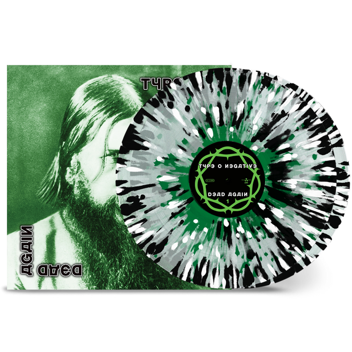 Type O Negative 'Dead Again' 2LP Clear Green White Black Splatter Vinyl