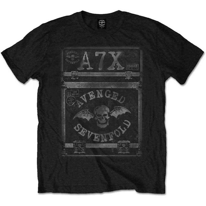 Avenged Sevenfold 'Flightcase' (Black) T-Shirt