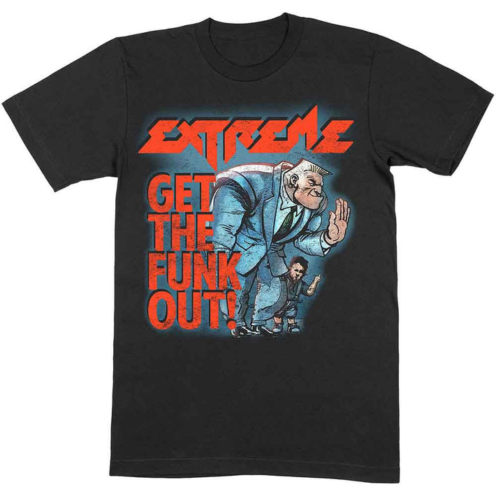 Extreme 'Get The Funk Out Bouncer' (Black) T-Shirt