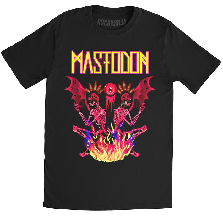 Mastodon 'Double Brimstone Neon' (Black) T-Shirt