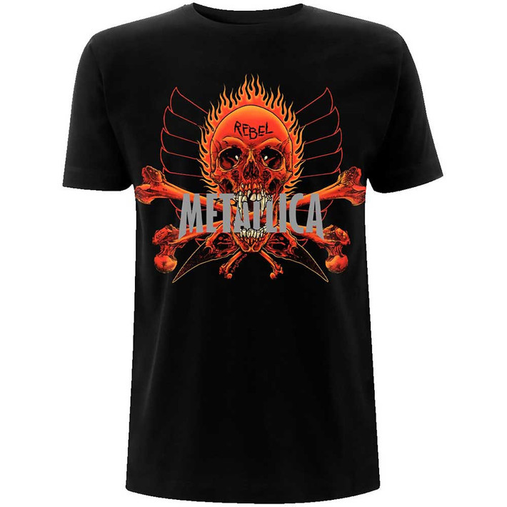 Metallica 'Rebel' (Black) T-Shirt