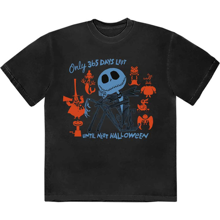 The Nightmare Before Christmas '365 Days' (Black) T-Shirt