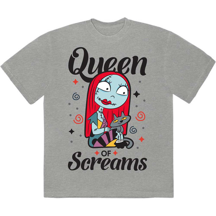 The Nightmare Before Christmas 'Queen Of Screams' (Grey) T-Shirt