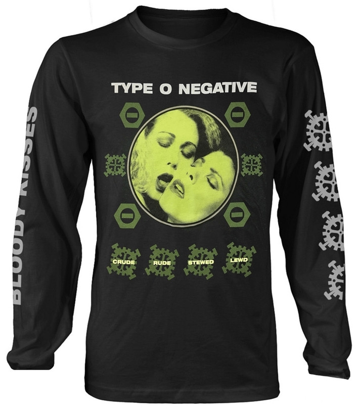 Type O Negative 'Crude Gears' (Black) Long Sleeve Shirt