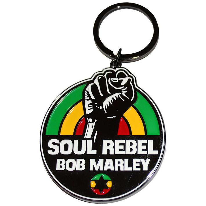 Bob Marley 'Soul Rebel' Keyring