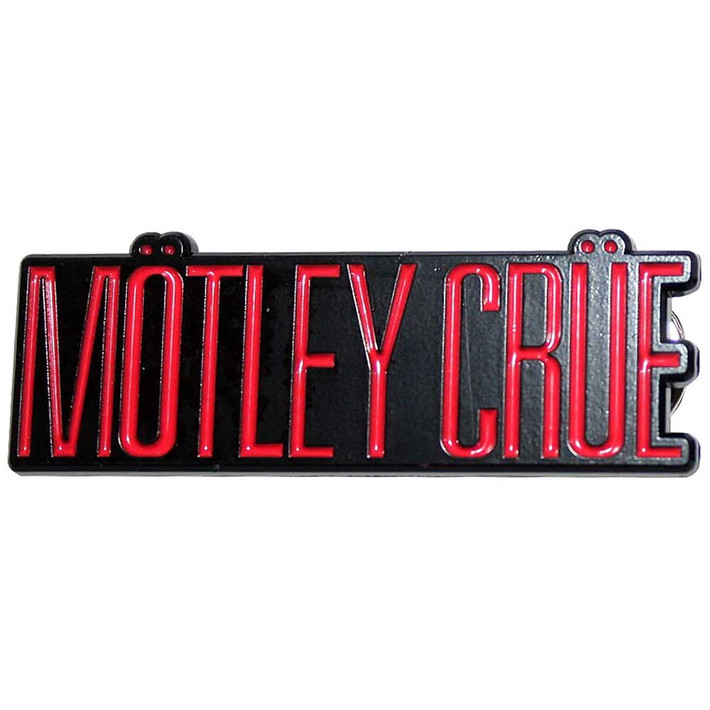Motley Crue 'Logo Red' Pin Badge
