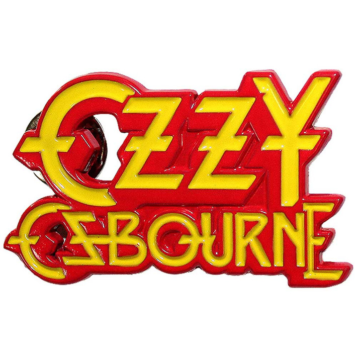 Ozzy Osbourne 'Stacked Logo' Pin Badge