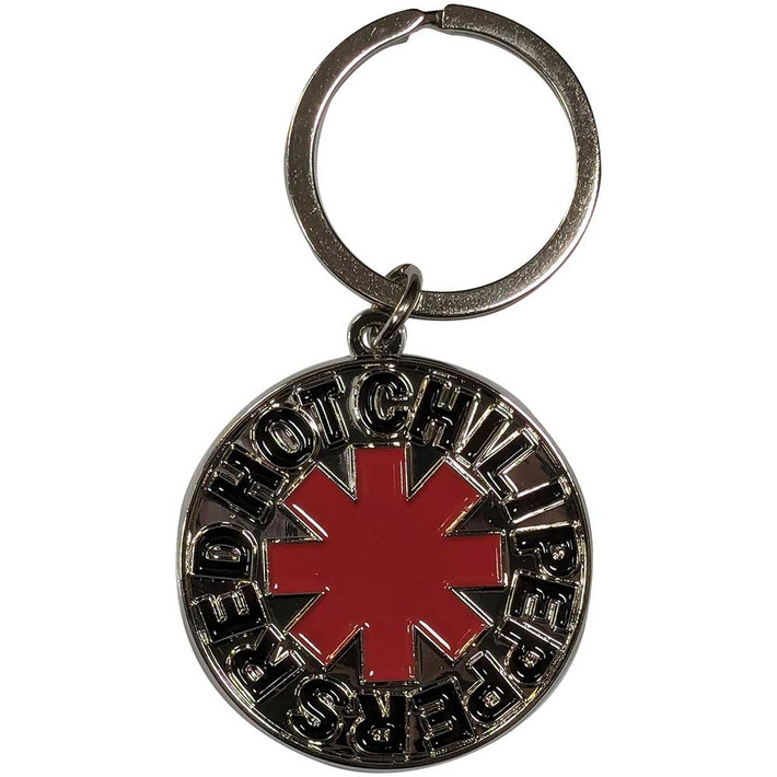 Red Hot Chili Peppers 'Asterisk Logo Silver' Keyring