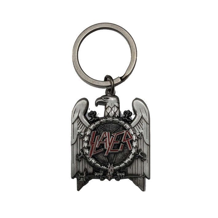Slayer 'Silver Eagle v2' Keyring