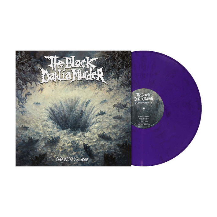 The Black Dahlia Murder 'Servitude' LP 'Lost Nobility' Purple Black Marbled Vinyl