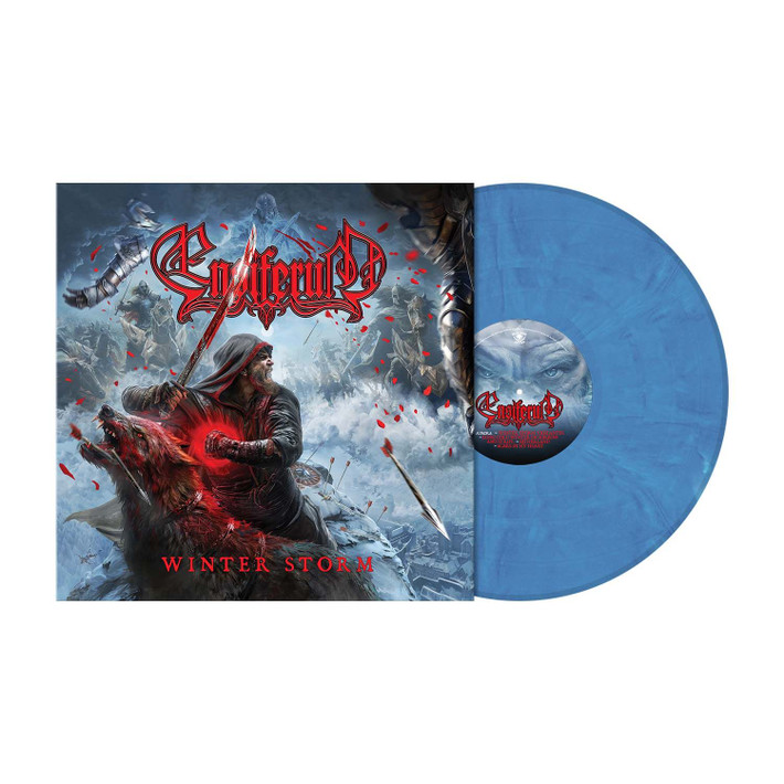 PRE-ORDER - Ensiferum 'Winter Storm' LP Light Blue Ice Marbled Vinyl - RELEASE DATE 18th October 2024