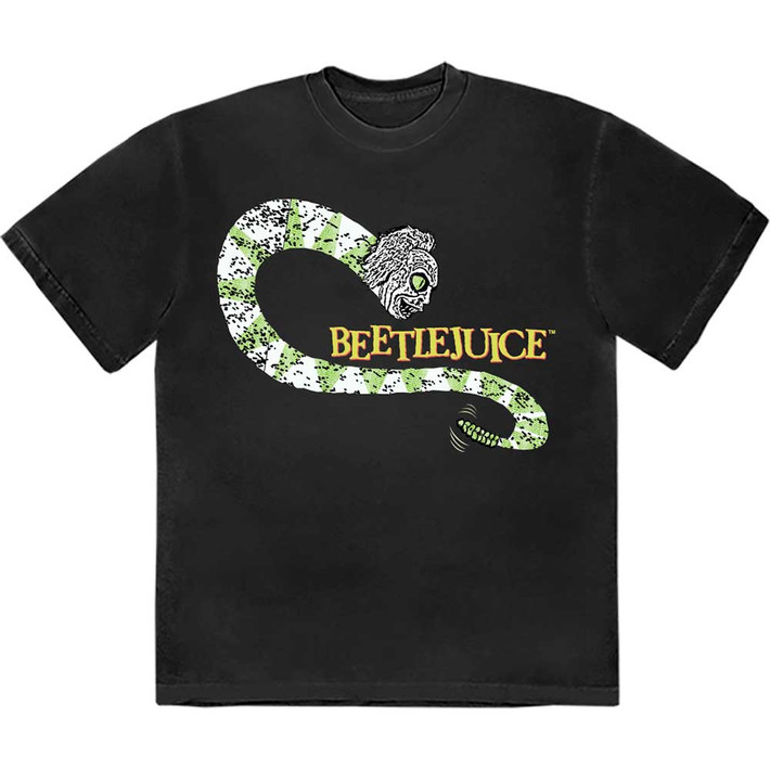 Beetlejuice 'Beetlesnake' (Black) T-Shirt
