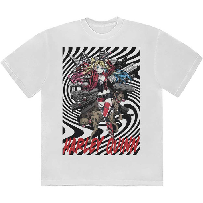 Harley Quinn 'Spiral' (White) T-Shirt
