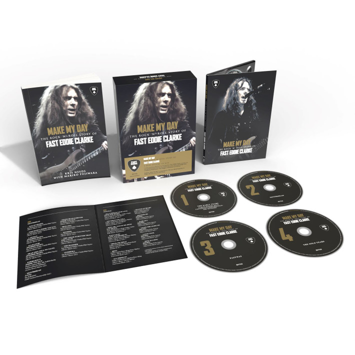 Fast Eddie Clarke 'Make My Day â€“ The Rock nâ€™ Roll Story of Fast Eddie Clarke' 4CD Deluxe Box Set