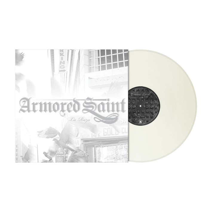 Armored Saint 'La Raza' LP Spooky Clear White Vinyl
