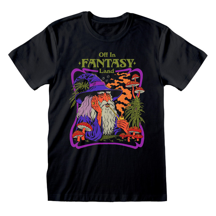 Steven Rhodes 'Fantasy Land' (Black) T-Shirt