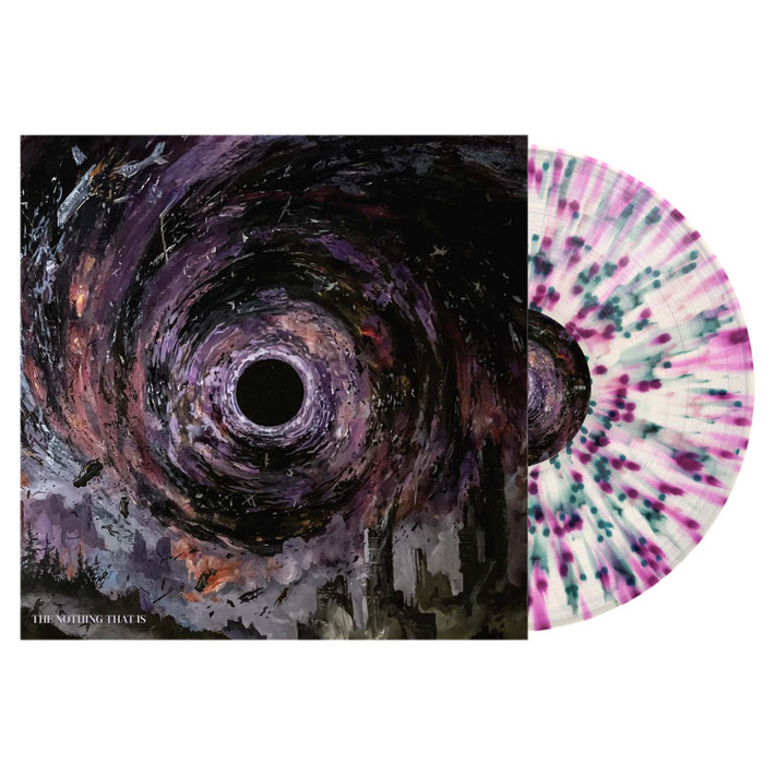 Fit For An Autopsy 'The Nothing That Is' LP Bone with Blue Pink Purple Splatter Vinyl