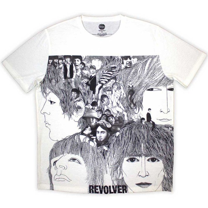 The Beatles 'Revolver' (White Sublimation-Dye) T-Shirt