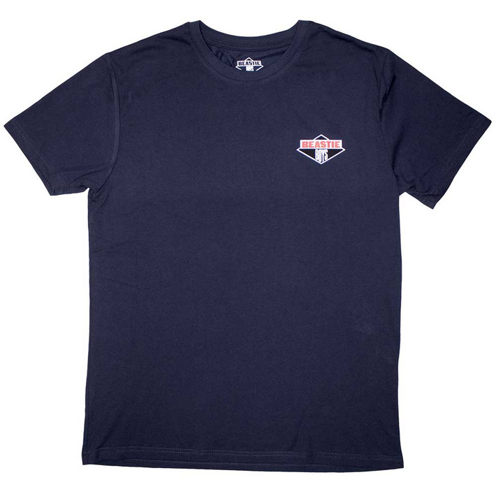 Beastie Boys 'Mini Diamond Logo' (Navy Blue) T-Shirt