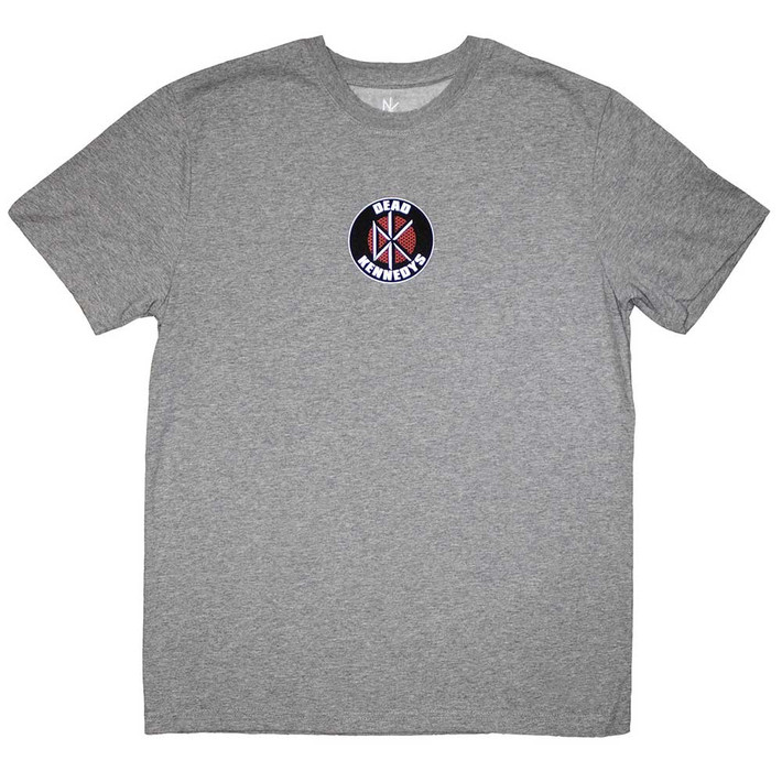 Dead Kennedys 'Mini Circle Logo' (Grey) T-Shirt