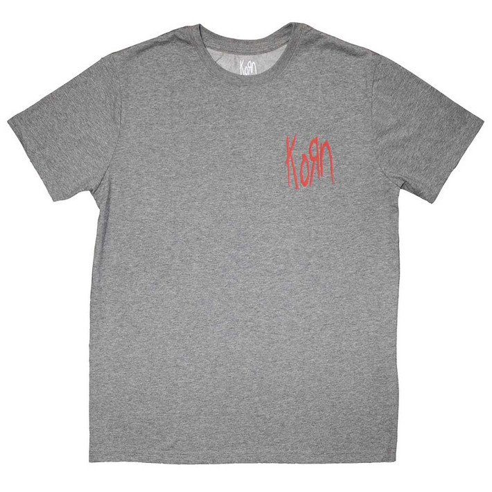 Korn 'Mini Red Logo' (Grey) T-Shirt