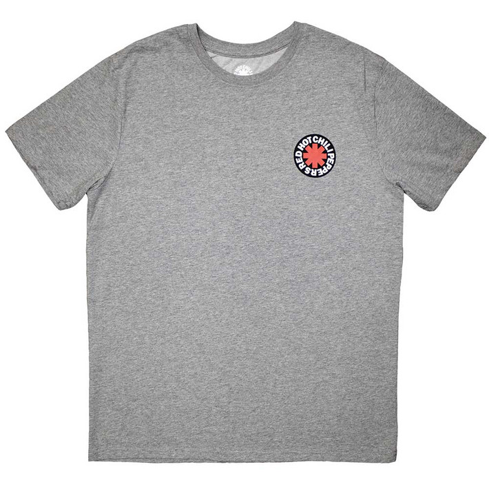 Red Hot Chili Peppers 'Mini Classic Asterisk' (Grey) T-Shirt