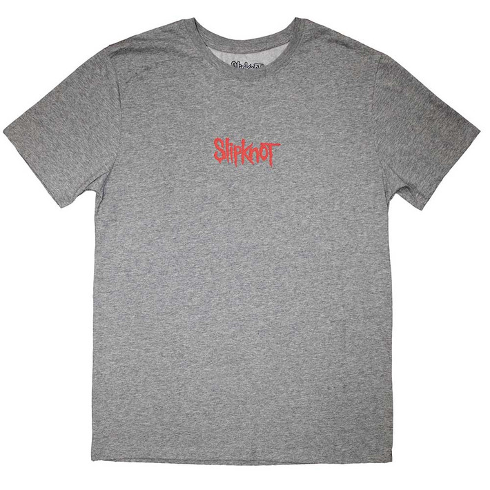 Slipknot 'Mini Logo' (Grey) T-Shirt