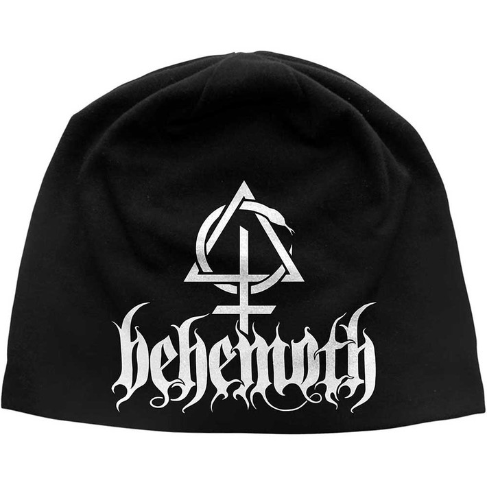 Behemoth 'Opvs Contra Natvram JD Print' (Black) Beanie Hat