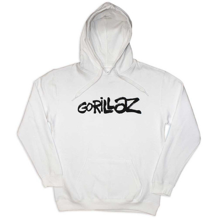 Gorillaz 'Cracker Island' (White) Pull Over Hoodie