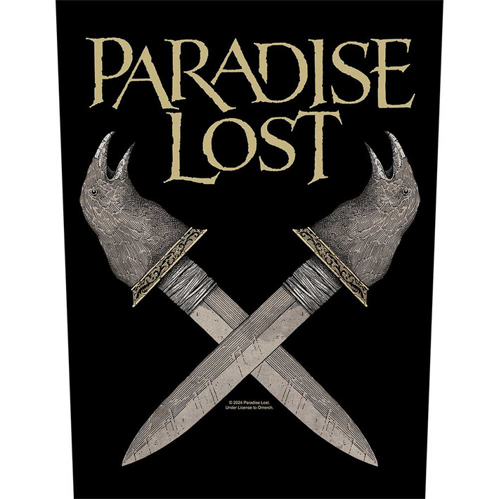 Paradise Lost 'Obsidian Dagger' Back Patch