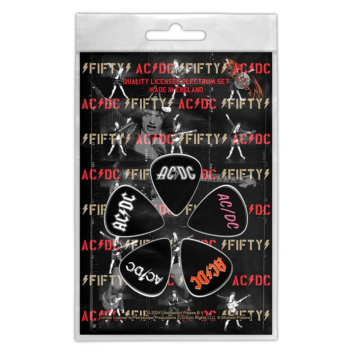 AC/DC 'Fifty' Plectrum Pack