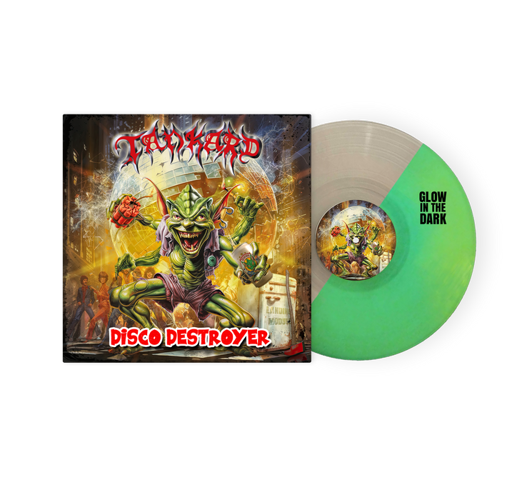 Tankard 'Disco Destroyer' (Remastered 2024) LP 180g 'Alien Slime' Glow In The Dark Vinyl