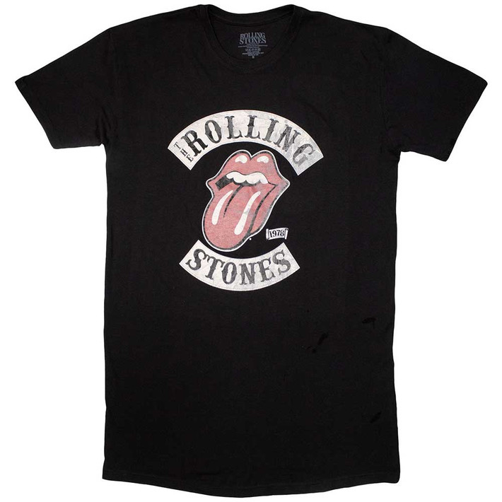 The Rolling Stones 'Tour 78' (Black) Womens T-Shirt Dress