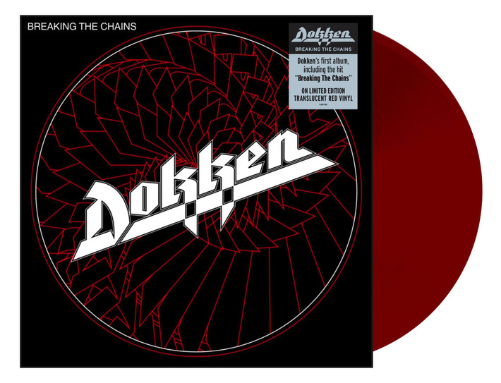 Dokken 'Breaking The Chains' LP Translucent Red  Vinyl