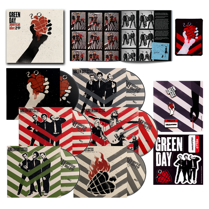 Green Day 'American Idiot' (20th Anniversary Edition) 4CD & 2 Blu-Ray Box Set
