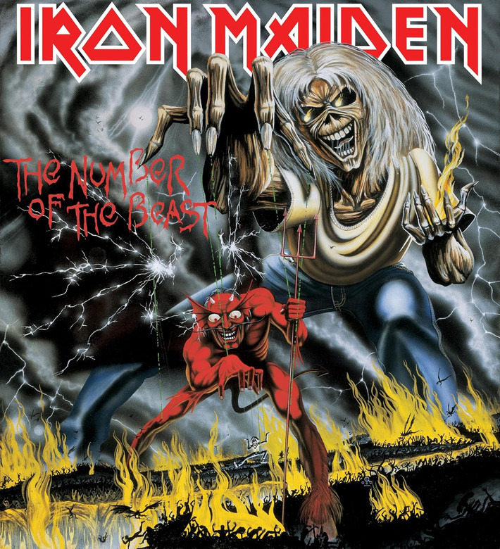Iron Maiden 'The Number of the Beast' LP Black Vinyl