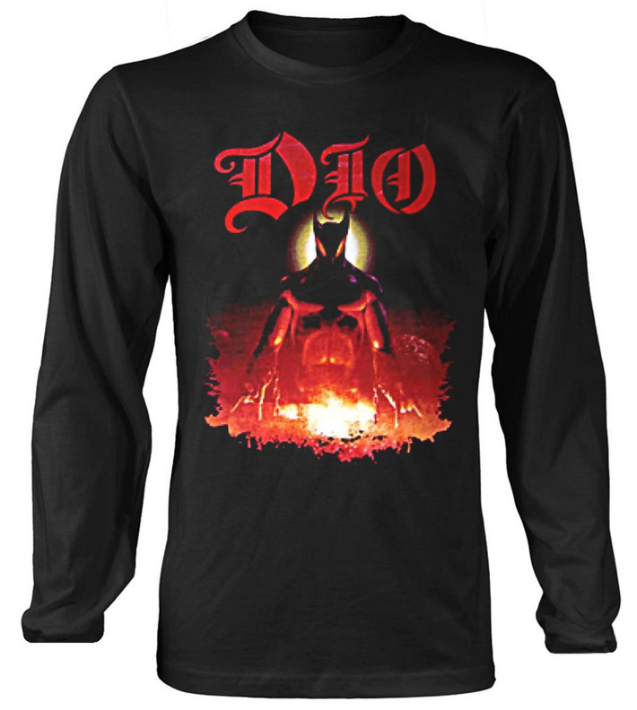 Dio 'Last In Line' (Black) Long Sleeve Shirt Front