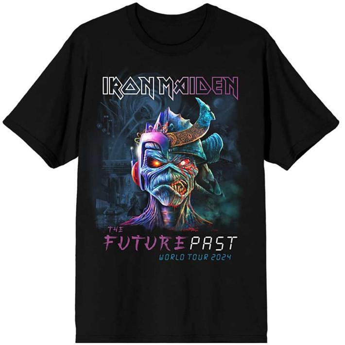 Iron Maiden 'The Future Past World Tour '24' (Black) T-Shirt