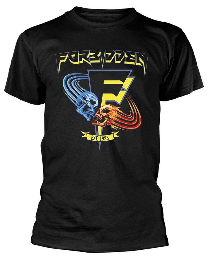 Forbidden 'Twisted Into Evil' (Black) T-Shirt Front