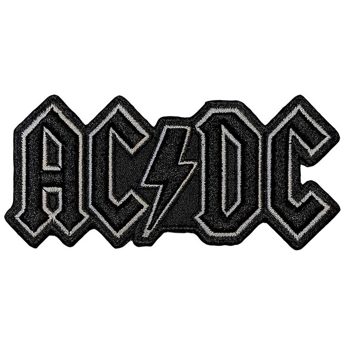 AC/DC 'Black Logo' (Iron On) Patch