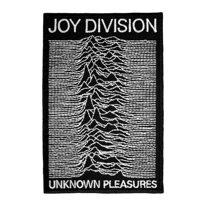 Joy Division 'Unknown Pleasures' (Iron On) Patch
