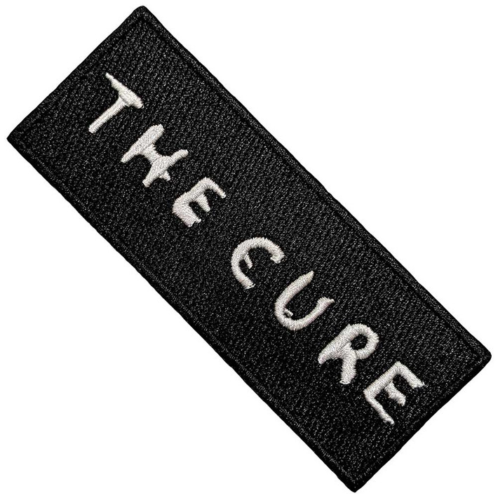 The Cure 'Text Logo' (Iron On) Patch