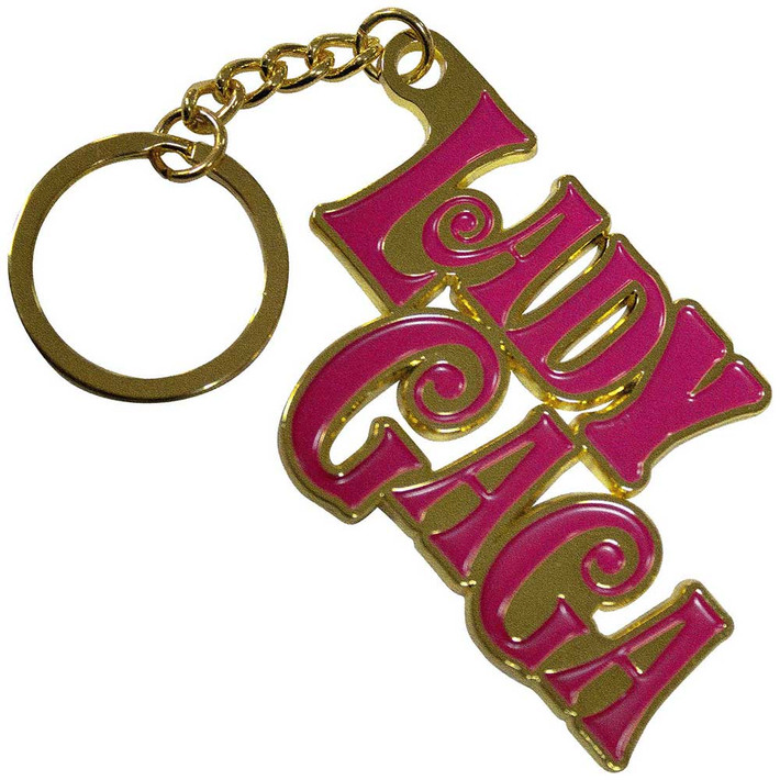 Lady Gaga 'Swirly Logo' Keyring