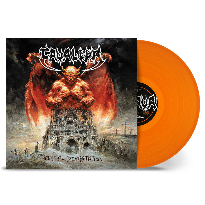 Cavalera 'Bestial Devastation' LP Solid Orange Vinyl