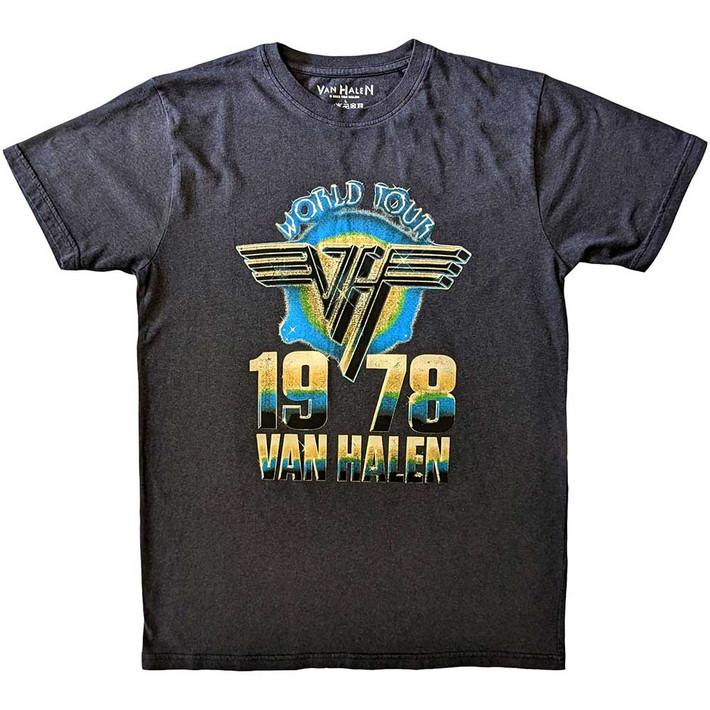 Van Halen 'World Tour '78' (Black) T-Shirt
