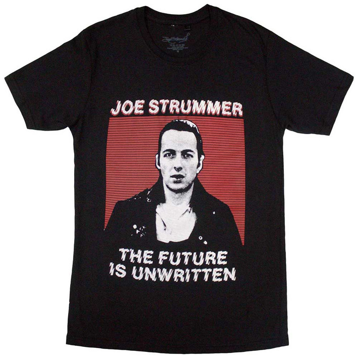 Joe Strummer 'The Future Is Unwritten' (Black) T-Shirt