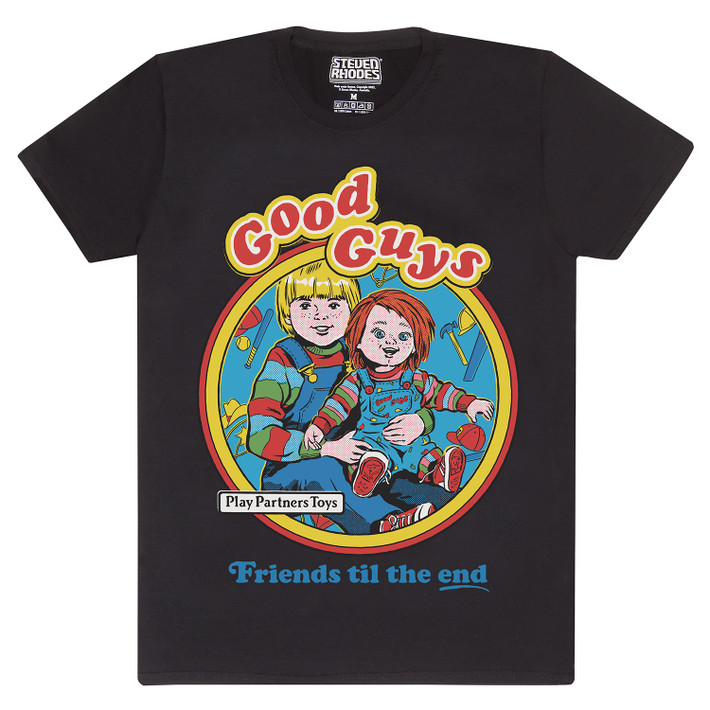 Steven Rhodes 'Chucky Good Guys' (Black) T-Shirt