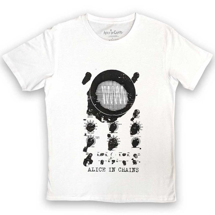 Alice In Chains 'Oscilloscope' (White) T-Shirt
